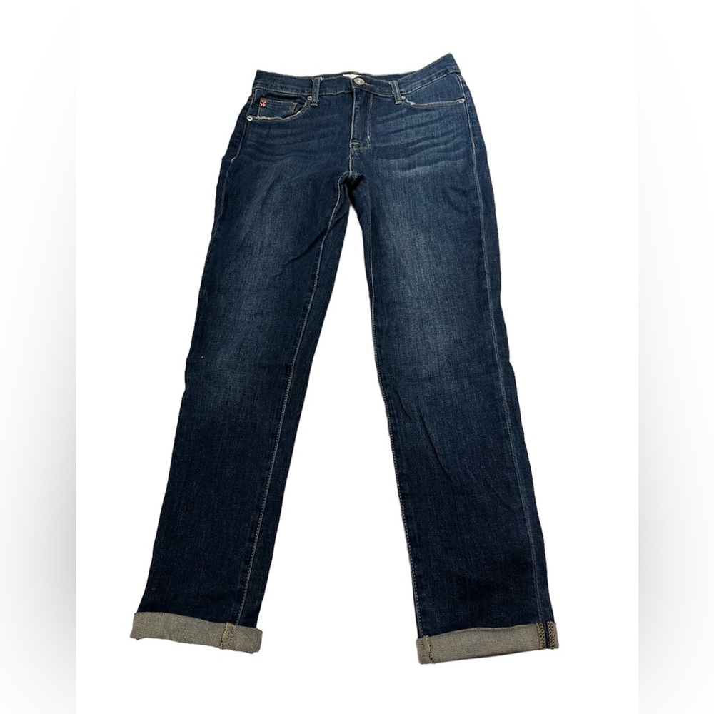 Hudson Natalie Midrise Slim Boyfriend Crop Jeans